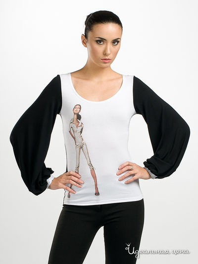 Блуза Adzhedo, цвет цвет черный / белый