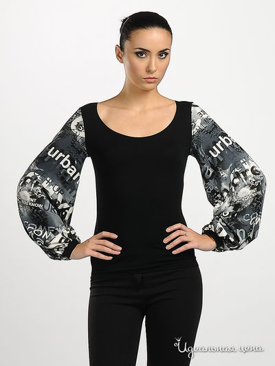 Блуза Adzhedo, цвет цвет черный / серый