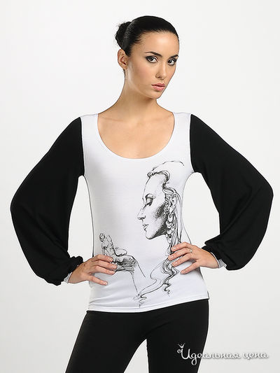 Блуза Adzhedo, цвет цвет черный / белый