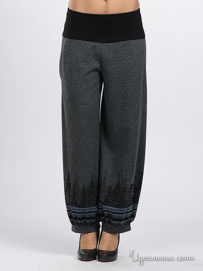 Брюки Adzhedo, цвет цвет серый