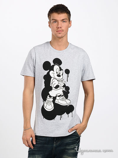 Футболка Disney, цвет цвет серый