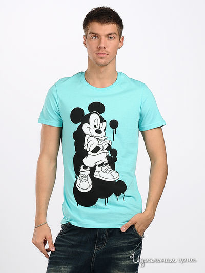 Футболка Disney, цвет цвет голубой