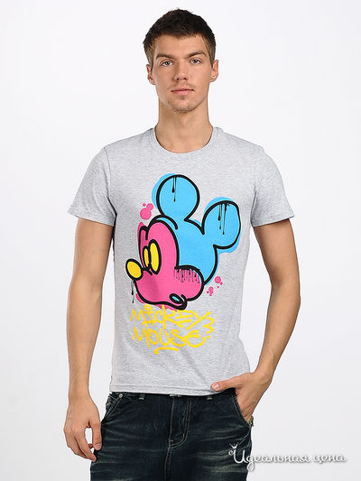 Футболка Disney, цвет цвет серый