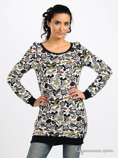 Толстовка Disney, цвет цвет черный / белый