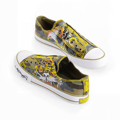 Кеды Ed Hardy, цвет принт камуфляж