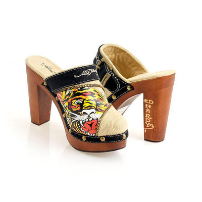 Сабо Ed Hardy, цвет цвет телесный