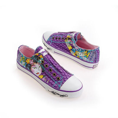 Кеды Ed Hardy, цвет цвет сиреневый
