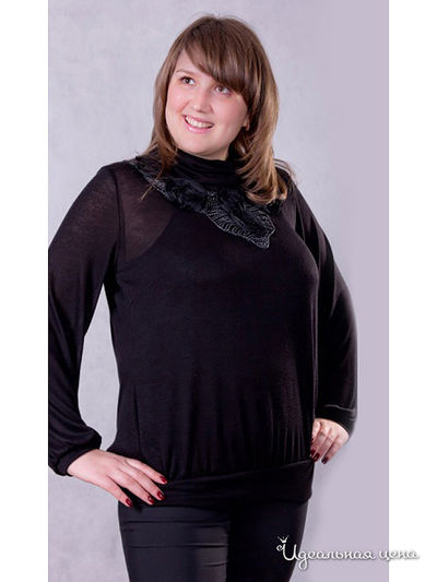 Блузка Wisell, цвет цвет черный