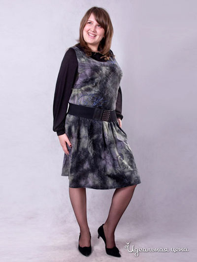 Платье Wisell, цвет цвет серый / черный