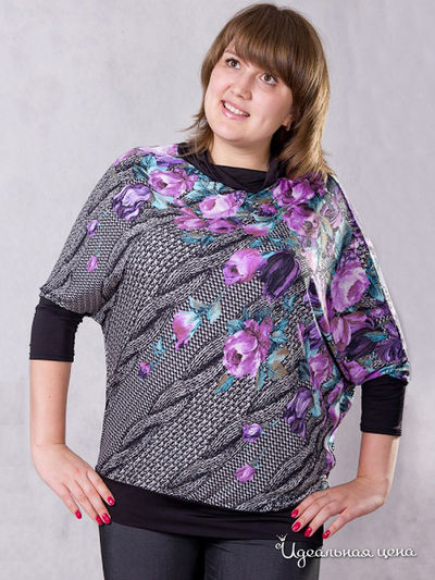 Блузка Wisell, цвет цвет серый