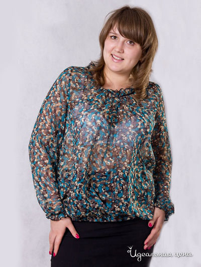 Блузка Wisell, цвет цвет зеленый