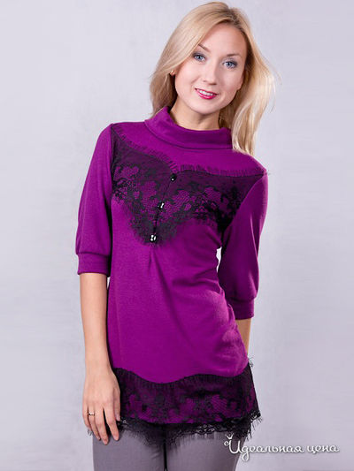 Блузка Wisell, цвет цвет фиолетовый