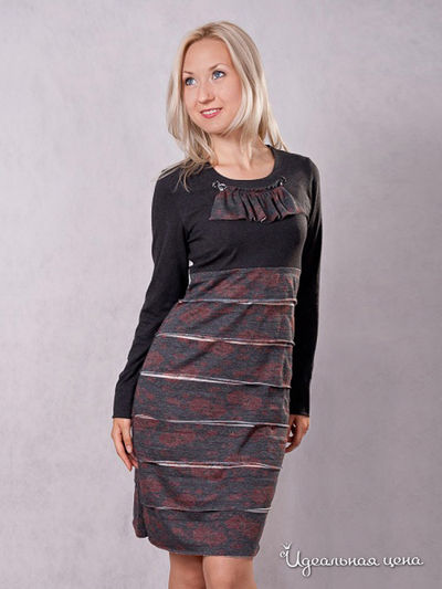 Платье Wisell, цвет цвет серый