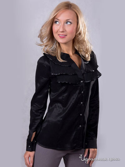 Блузка Wisell, цвет цвет черный