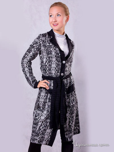 Кардиган Wisell, цвет цвет серый / черный