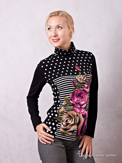 Блузка Wisell, цвет цвет черный