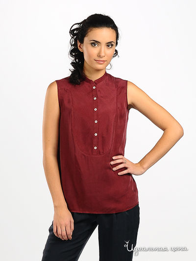 Блузка Pallari, цвет цвет бордовый