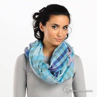 Палантин Laura Biagiotti шарфы, цвет цвет голубой