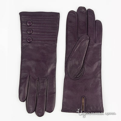 Перчатки Eleganzza женские, цвет темно-фиолетовый
