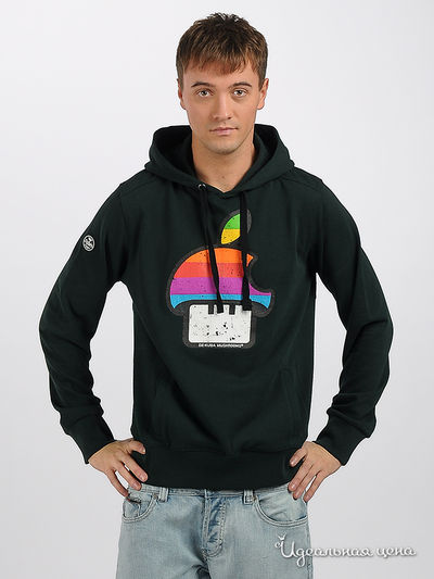 Толстовка De Kuba, цвет цвет зеленый