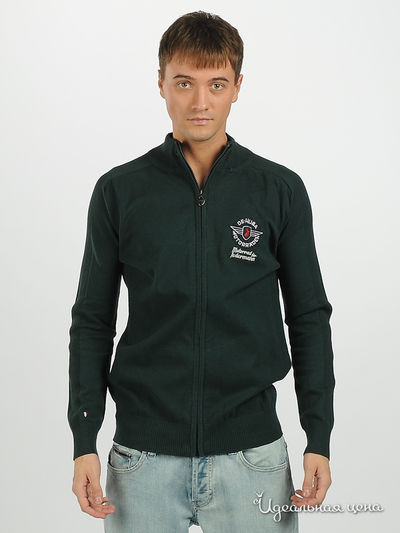 Джемпер De Kuba, цвет цвет темно-зеленый