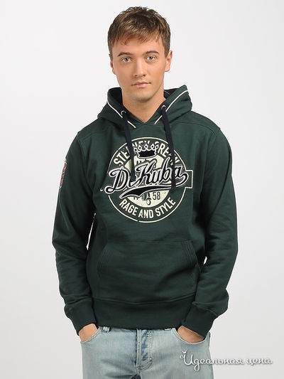 Толстовка De Kuba, цвет цвет зеленый