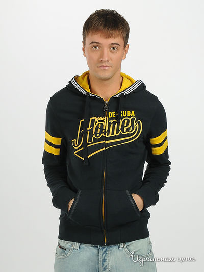 Толстовка De Kuba, цвет цвет синий / желтый