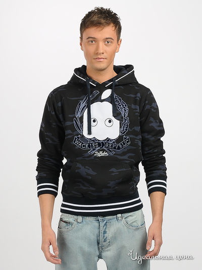 Толстовка De Kuba, цвет цвет черный / синий