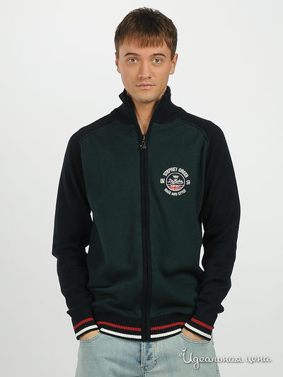 Джемпер De Kuba, цвет цвет зеленый / синий