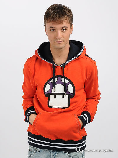 Толстовка De Kuba, цвет цвет оранжевый