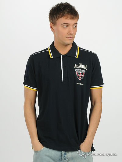 Футболка-поло De Kuba, цвет цвет темно-синий