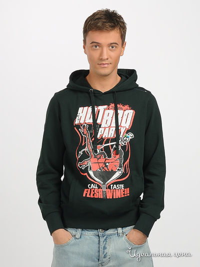 Толстовка De Kuba, цвет цвет зеленый