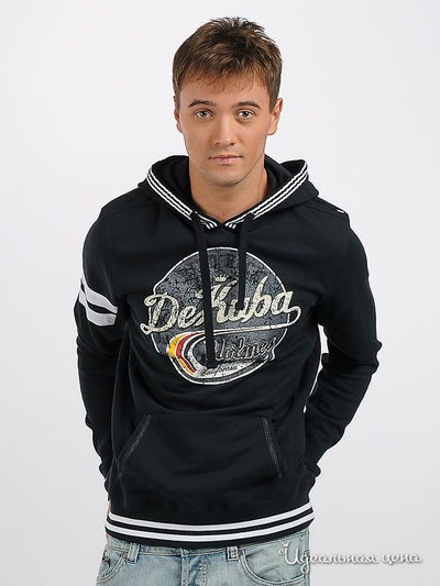 Толстовка De Kuba, цвет цвет синий