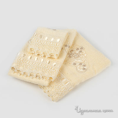 Набор полотенец Softline, цвет цвет кремовый