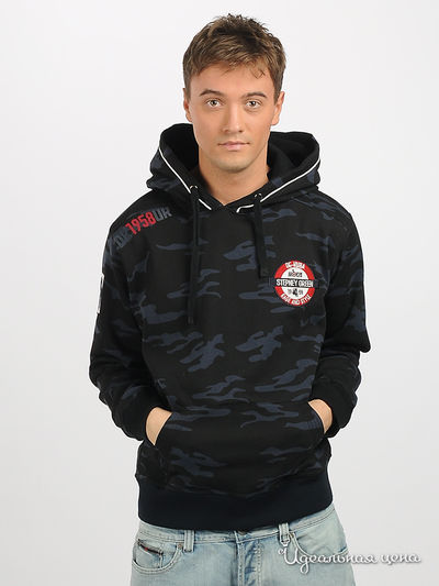 Толстовка De Kuba, цвет цвет синий