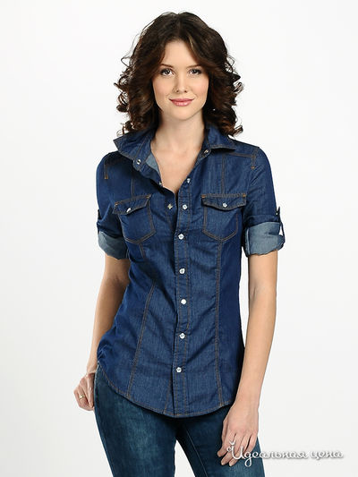 рубашка Silvian Heach, цвет цвет синий