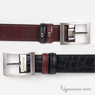 Ремень Vasheron, цвет цвет фундук/черный