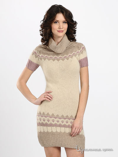 Платье Fracomina, цвет цвет молочный