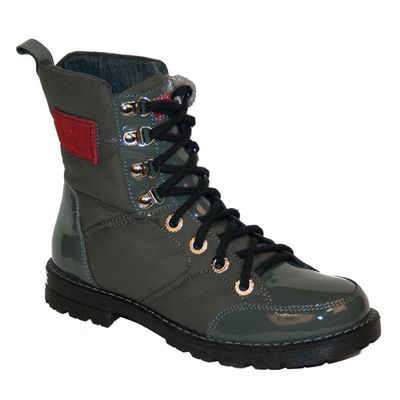 Полусапоги Gulliver, цвет цвет темно-серый