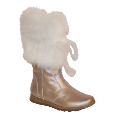 Сапоги Gulliver, цвет цвет бежевый / белый