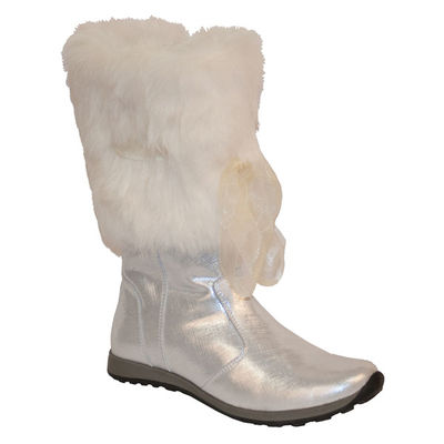 Сапоги Gulliver, цвет цвет белый / серебристый