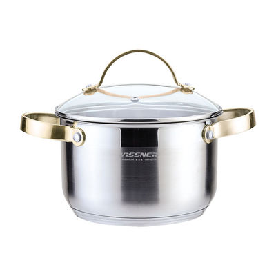 Кастрюля Vissner, цвет shine