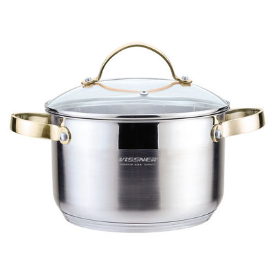 Кастрюля Vissner, цвет shine
