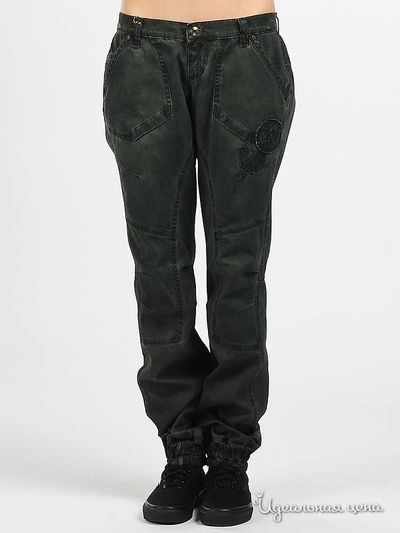 Джинсы Take Two, цвет цвет зеленый
