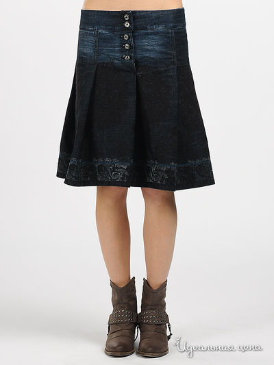 Юбка Take Two, цвет цвет синий