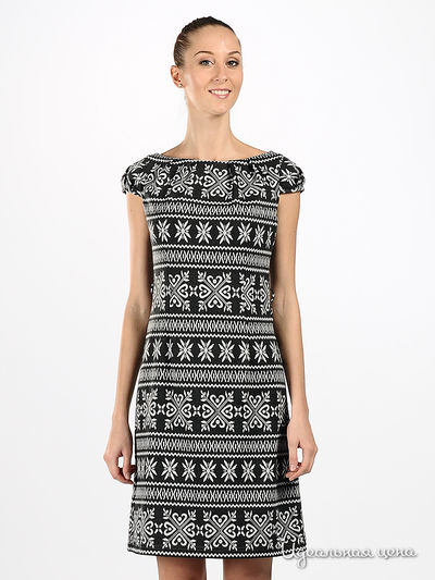 Платье Remix, цвет цвет серый / белый