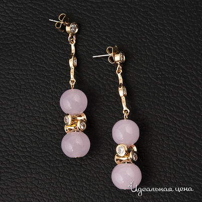 Серьги Chantalle, цвет цвет розовый