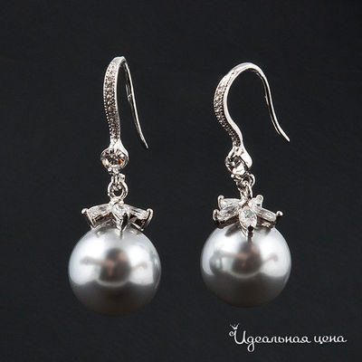 Серьги Chantalle, цвет цвет серебристый