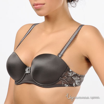 Бюстгальтер Linga Dore, цвет цвет темно-серый