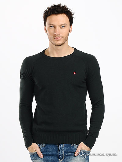 Джемпер Marville, цвет цвет темно-зеленый